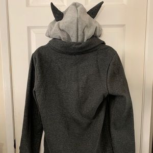 Horn-Accent Hoodie from YesStyle